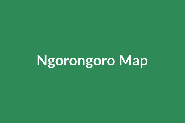 Map of Ngorongoro